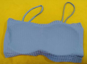 79 --  Ribbed Seamless Crop Top Sports Bra