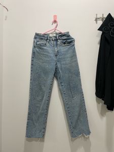 Straight Fit Light Blue Jeans