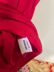 Vibrant Red Savana Dress