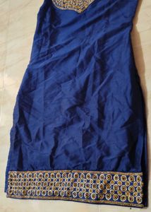 Embroidered Blue Kurta