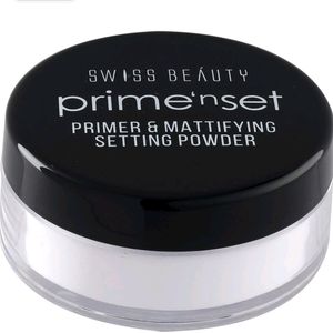 Swiss Beauty Primer Mattifying Setting Powder With