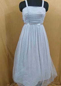 Elegant Tulle Midi Dress