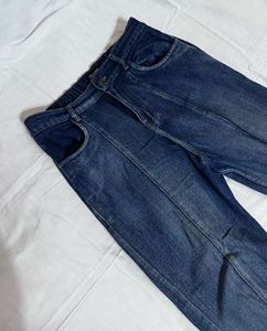 Stylish Split Hem Denim Jeans