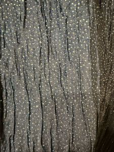 Elegant Blue Crinkle Dress