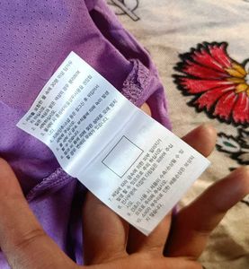 New Balance OG  Purple S Logo T-Shirt