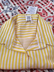 Striped Button-Down Shirt