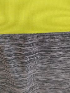 Shaded Grey And Neon Active Wear
