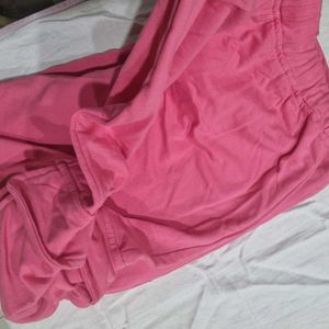 Pink Cargo Sweatpants