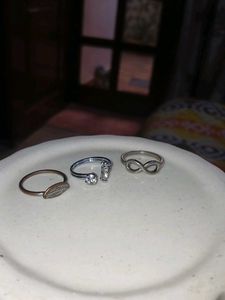 Set of 3 Fashion Rings