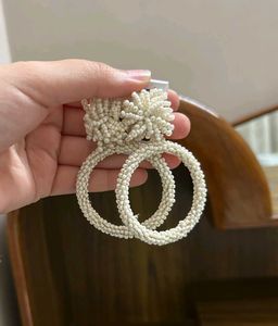 Combo Earrings 😍 Beaded Hoop Earring Set