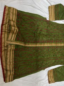 Elegant Green Embroidered Kurta