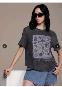 Graphic Print Oversized T-Shirt