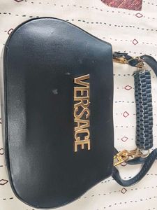 Versace Black Shoulder Bag