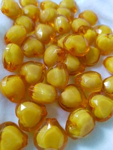 Big Size Heart Shape Beads 50 Pis