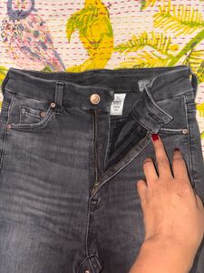 Knee length Dark Wash Denim Bermuda Shorts