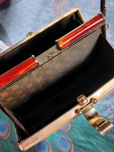 Vintage Clutch with Rhinestone Detail