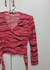 Red Wrap Marble Top