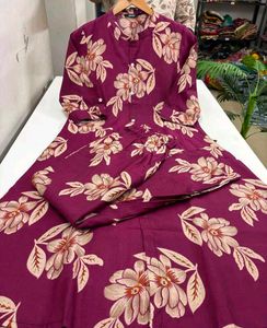 Floral Print Kurta Set