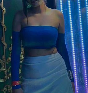 Off Shoulder Royal Top