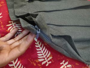 Pleated Grey Skirt