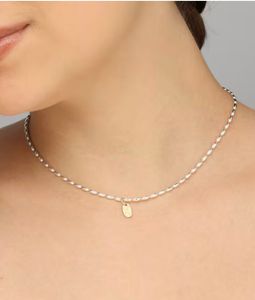 Delicate Pearl & Gold Pendant Necklace