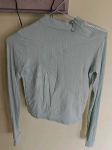 Light Green Long Sleeve Top