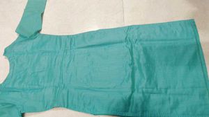 Beautiful Teal Salwar Suit Gold Embellishment