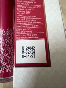 final price new Kay Beauty Fiery Lip Tint