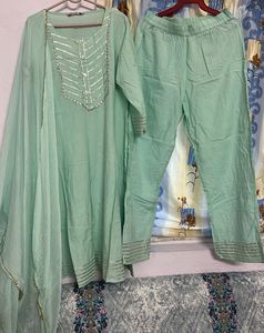 Pink Almirah 💙Pure Cotton Kurta Set