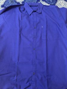 Men's Blue Long Sleeve Shirt