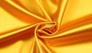 Vibrant Yellow Satin Dress Material 2 mtr