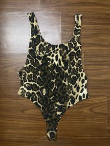 ASOS DESIGN Leopard Print Petite Bodysuit Top