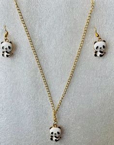 2set Combo Earrings Whit Necklaces