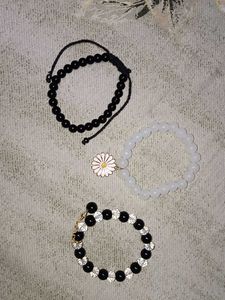 Set of 3 Beaded Bracelets