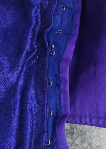 A Violet Colour Embroidered Readymade Blouse