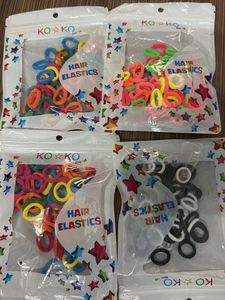 KO Hair Elastics - Multi Color Pack of 4