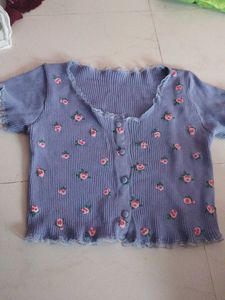 Floral Knit Top