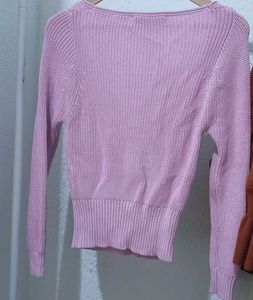 ZARA Lavender Knit Sweater