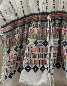 Boho White Kaftan Tunic