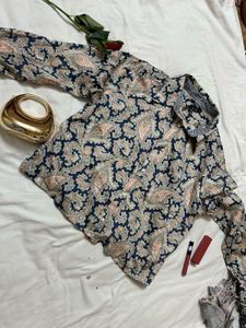Patterned Long Sleeve Shirt