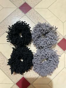 Curly Textured Scrunchies(set of 4)