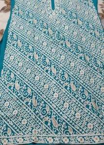 kashmiri Embroidered Kurta Set
