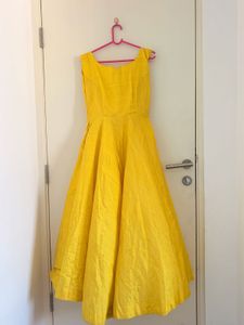 Vibrant Yellow Ethnic Gown