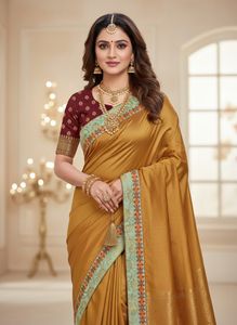 partywear heavy saree