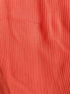 Coral Ribbed Lounge Pants