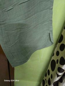 Light Green Crinkle Palazzos