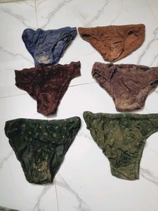 Lot of 6 Women's Briefs