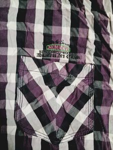 Men's Plaid Short Sleeve Shirt