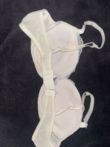 White Lace Bra