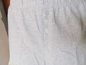Cozy Lace Trim Sleep Shorts